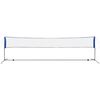 vidaXL Badminton Net with Shuttlecocks 600x155 cm