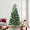 vidaXL Christmas Tree with 300 LEDs with Stand Green 240 cm PVC
