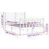 vidaXL Bed Frame without Mattress 140x200 cm Solid Wood Pine