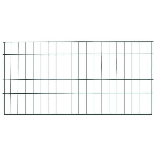 vidaXL Pond Fence Set 5 pcs Green 100 x 50 cm Steel
