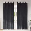 vidaXL Blackout Curtains 2 pcs Dark Grey 140 x 225 cm Velvet
