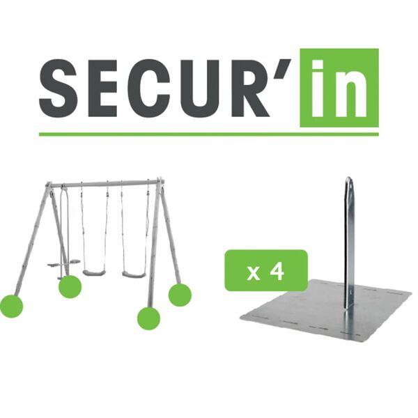 TRIGANO Anchor Kit for Swing Set Secur'in J-900590