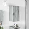vidaXL Bathroom Cabinet Wall-mounted Grey Sonoma 30 x 31.5 x 61 cm