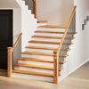 vidaXL Stair Treads 16 pcs Light Brown 120x30x2 cm Solid Wood Oak