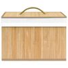 vidaXL Bamboo Storage Boxes 4 pcs