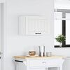 vidaXL Kitchen Wall Cabinet Lucca White Engineered Wood