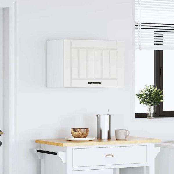 vidaXL Kitchen Wall Cabinet Lucca White Engineered Wood