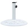 vidaXL Umbrella Base White 9 kg 40 cm Cast Iron