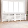 vidaXL Radiator Covers 2 pcs White 152x19x81.5 cm MDF