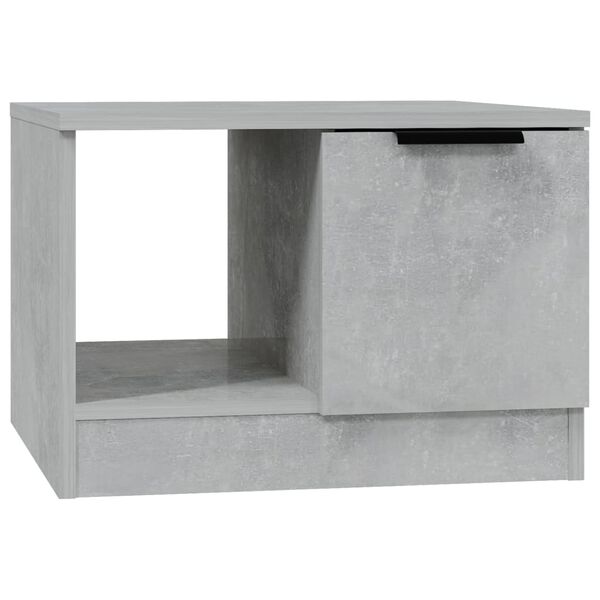 vidaXL Coffee Table Concrete Grey 50x50x36 cm Engineered Wood
