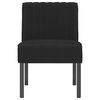 vidaXL Slipper Chair Black Velvet