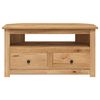 vidaXL Corner TV Cabinet 93x49x49 cm Solid Pine Panama Range
