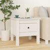 vidaXL Side Table White 40x40x39 cm Solid Wood Pine