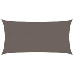 vidaXL Sunshade Sail HDPE Rectangular 2x4 m Anthracite