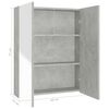 vidaXL Bathroom Mirror Cabinet 60x15x75 cm MDF Concrete Grey