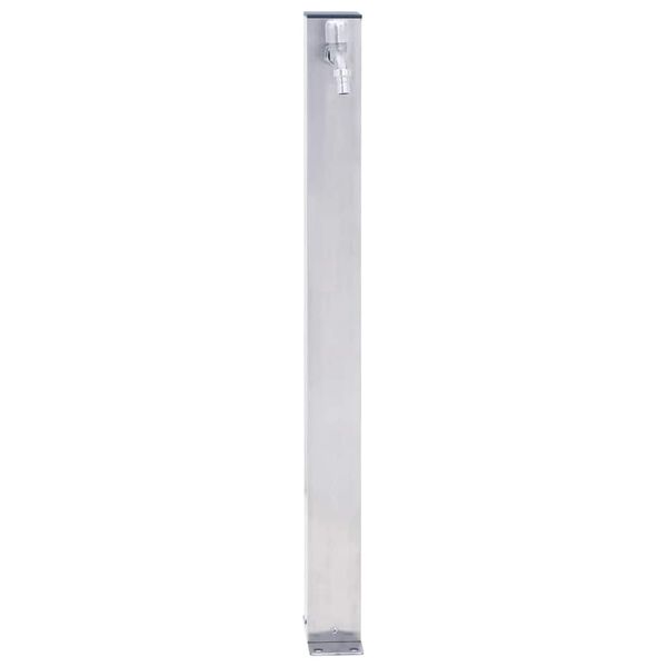 vidaXL Garden Water Column 60 cm Stainless Steel Square