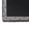vidaXL Garden Table Grey 80x80x74 cm Poly Rattan