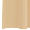 vidaXL Voile Curtains with Rod Pockets 2 pcs Sand