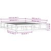 vidaXL Bed Frame without Mattress Honey Brown 120x190 cm Small Double Solid Wood