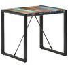 vidaXL Dining Table 80x80x75 cm Solid Reclaimed Wood