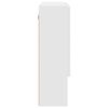 vidaXL Mirror Cabinet with Door White 80 x 17 x 55 cm Engineered Wood
