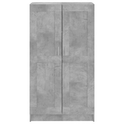 vidaXL Book Cabinet Concrete Grey 82.5x30.5x150 cm Engineered Wood