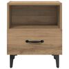 vidaXL Bedside Cabinet with Drawer 2 pcs Artisan Oak 40 x 35 x 47.5 cm