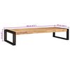 vidaXL Bathroom Shelf Brown 120 x 50 x 23 cm Soild Rough Mango Wood