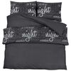 vidaXL Duvet Cover Set Black and White 220x240 cm Cotton