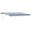 vidaXL Blue, White and Anthracite 4.5 x 3.5 m