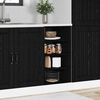vidaXL Kitchen Base Cabinet with Drawer Black oak 40 x 44.5 x 81.5 cm