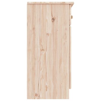 vidaXL Sideboard ALTA 112x35x73 cm Solid Wood Pine
