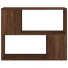 vidaXL Book Cabinet/Room Divider Brown Oak 80x24x63 cm