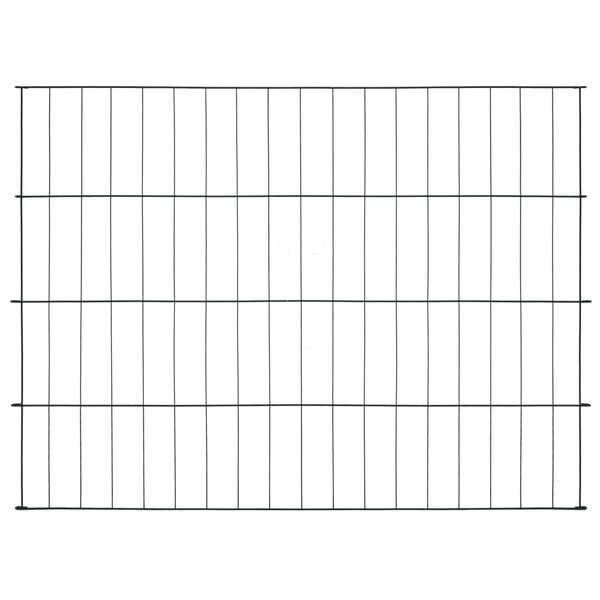 vidaXL Garden Fence Set 115x79 cm Green