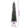 vidaXL Artificial Christmas Tree with 300 LEDs with Stand Green 240 cm