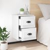 vidaXL Wall-mounted Bedside Cabinets 2 pcs White 41.5x36x53cm
