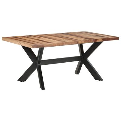 vidaXL Dining Table 180x90x75 cm Solid Wood with Honey Finish
