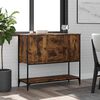 vidaXL Sideboard Smoked Oak 100x36x85 cm Engineered Wood
