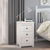 vidaXL Bedside Cabinets 2 pcs White 40x35x61.5 cm Solid Wood Pine