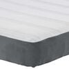 vidaXL Bed Mattress with Mattress Grey 80 x 200 cm Fabric