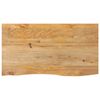 vidaXL Table Top Live Edge 110x60x2.5 cm Solid Wood Mango
