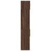 vidaXL Slim Storage Cabinet Brown Oak 30x42.5x225 cm Engineered Wood