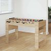 vidaXL Foosball Table Sonoma Oak 125 x 60.5 x 80 cm Engineered Wood