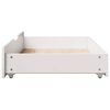 vidaXL Under-Bed Drawers 2 pcs White 90x55x17 cm Solid Wood Pine