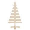 vidaXL Wooden Christmas Trees for Decoration 3 pcs Solid Wood Pine