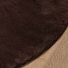 vidaXL Area Rugs Round HUARTE Brown &Oslash; 160 CM Polyester