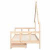 vidaXL Kids Bed Frame with Drawers 90x190 cm Solid Wood Pine