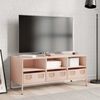 vidaXL TV Cabinet Pink 101.5x39x43.5 cm Cold-rolled Steel