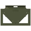 vidaXL Livestock Feeding Trough Olive Green 108 x 50 x 28 cm