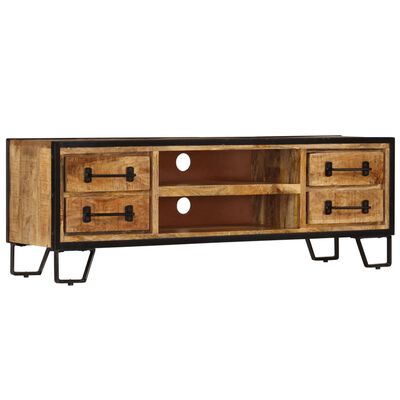 vidaXL TV Cabinet with Drawers 120x30x40 cm Solid Mango Wood